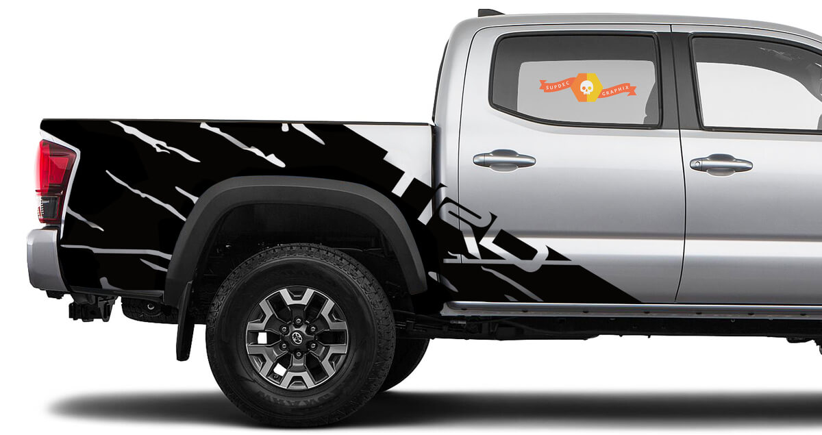 Kit Adesivi in Vinile Stile TRD per Protezione Parafanghi Toyota Tacoma