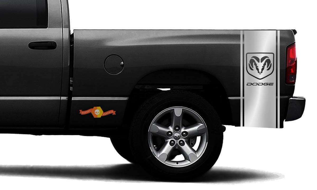 Kit Adesivi in Vinile a Strisce Laterali Stile Hemi per Dodge Ram 1500