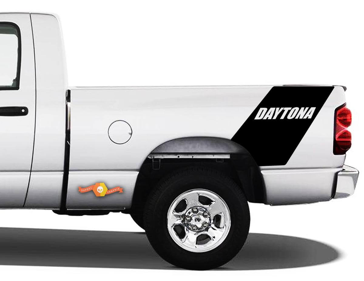Kit adesivi in vinile strisce laterali posteriori Daytona per Dodge Ram 1500 Daytona