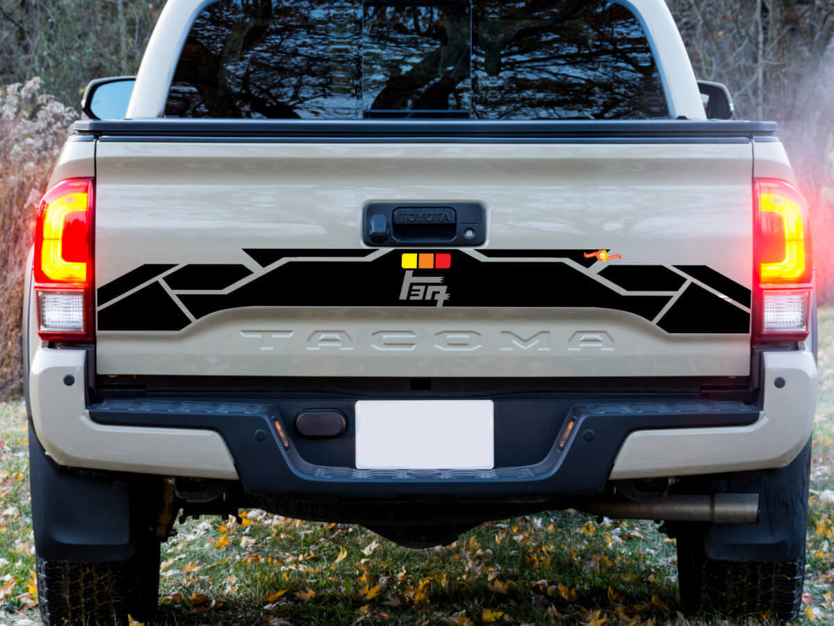 Adesivo in vinile Vintage TEQ per portellone Toyota Tacoma 2016-2023