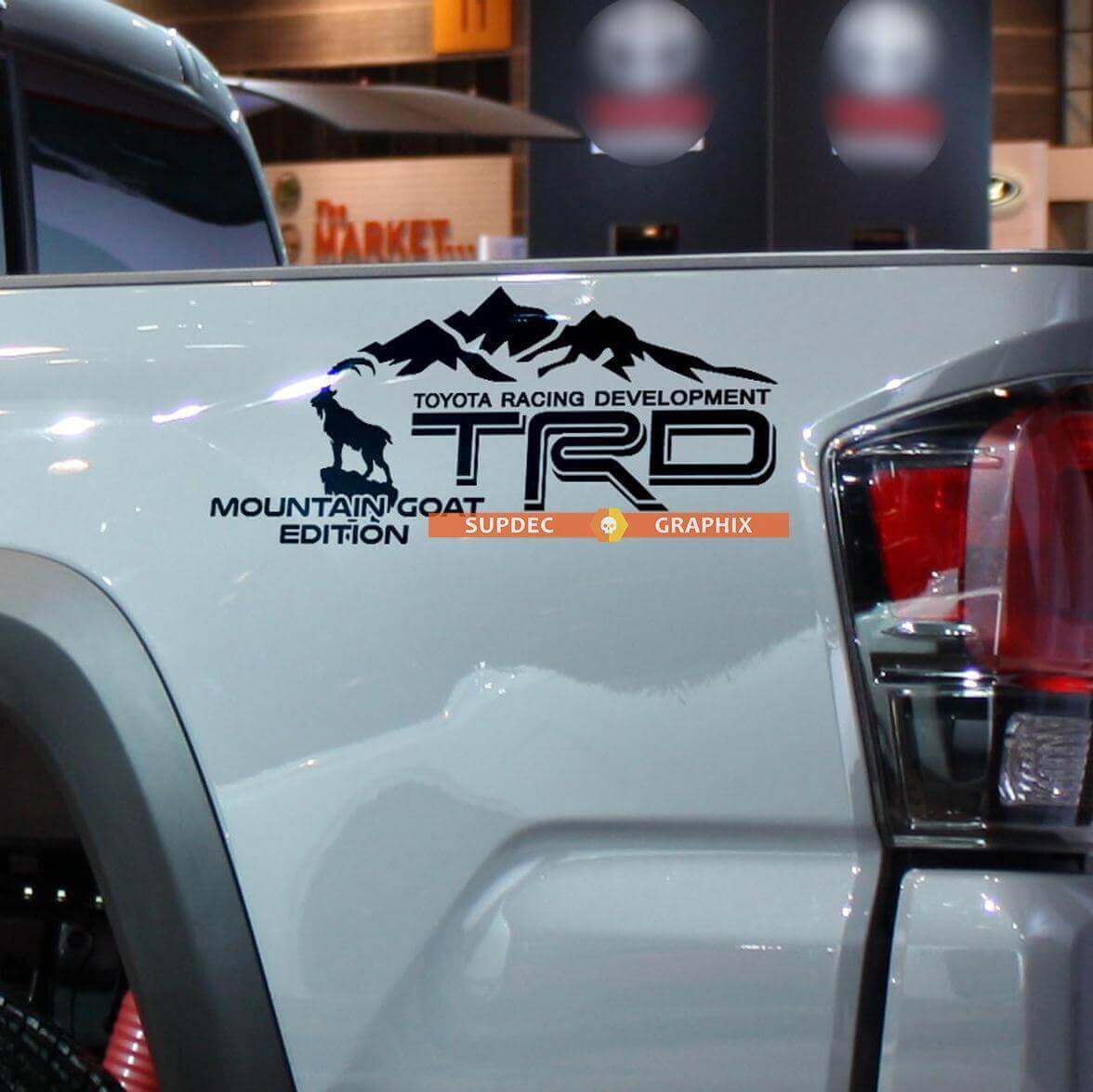 Adesivo in Vinile TRD Goat Edition per Battitacco Toyota Tundra