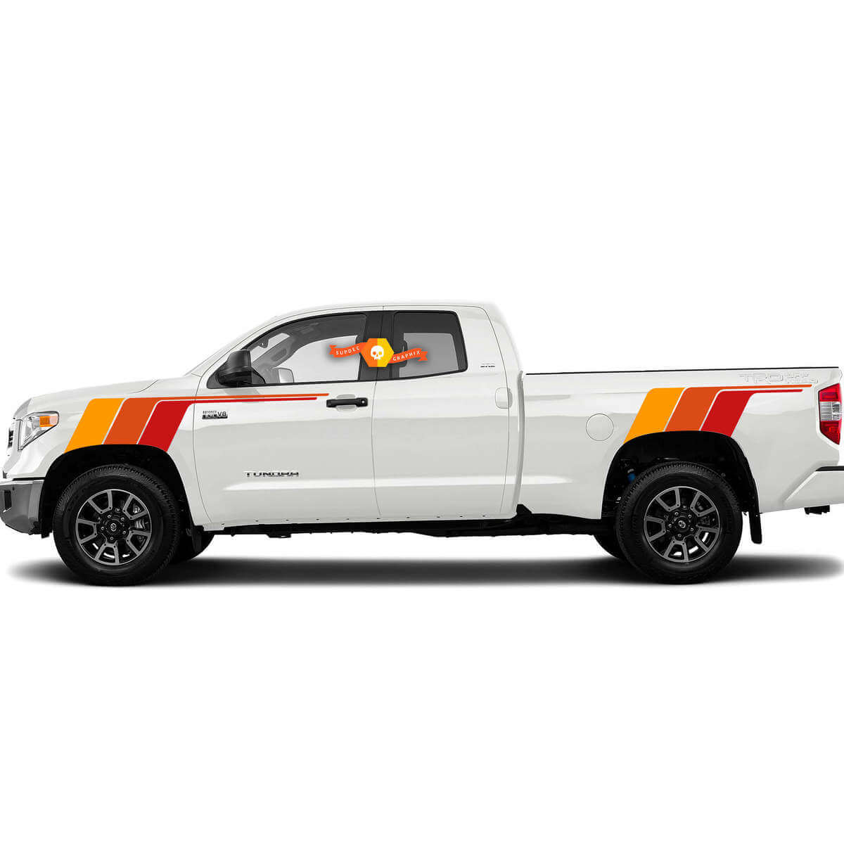 Kit di Toyota Tundra TRD Racing Ivan Stewart kit strisce vintage retrò Sport 4x4 Off Road PRO adesivo adesivo
