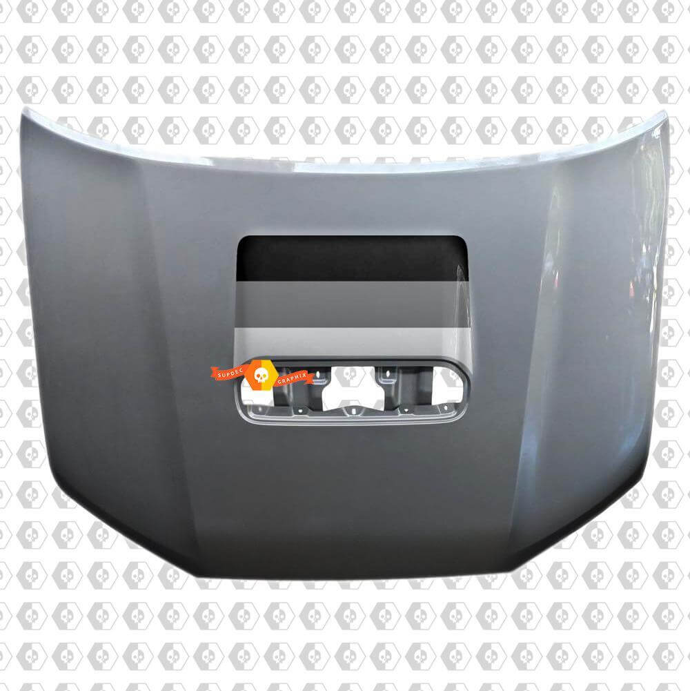 Adesivo in vinile con strisce retro monocromatiche per cofano Toyota 4Runner 2013-2020