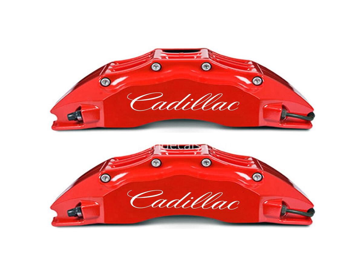 6 x adesivi Cadillac logo Brake Caliper Decalcomanici in vinile Adesivi 09-15 (qualsiasi colore)