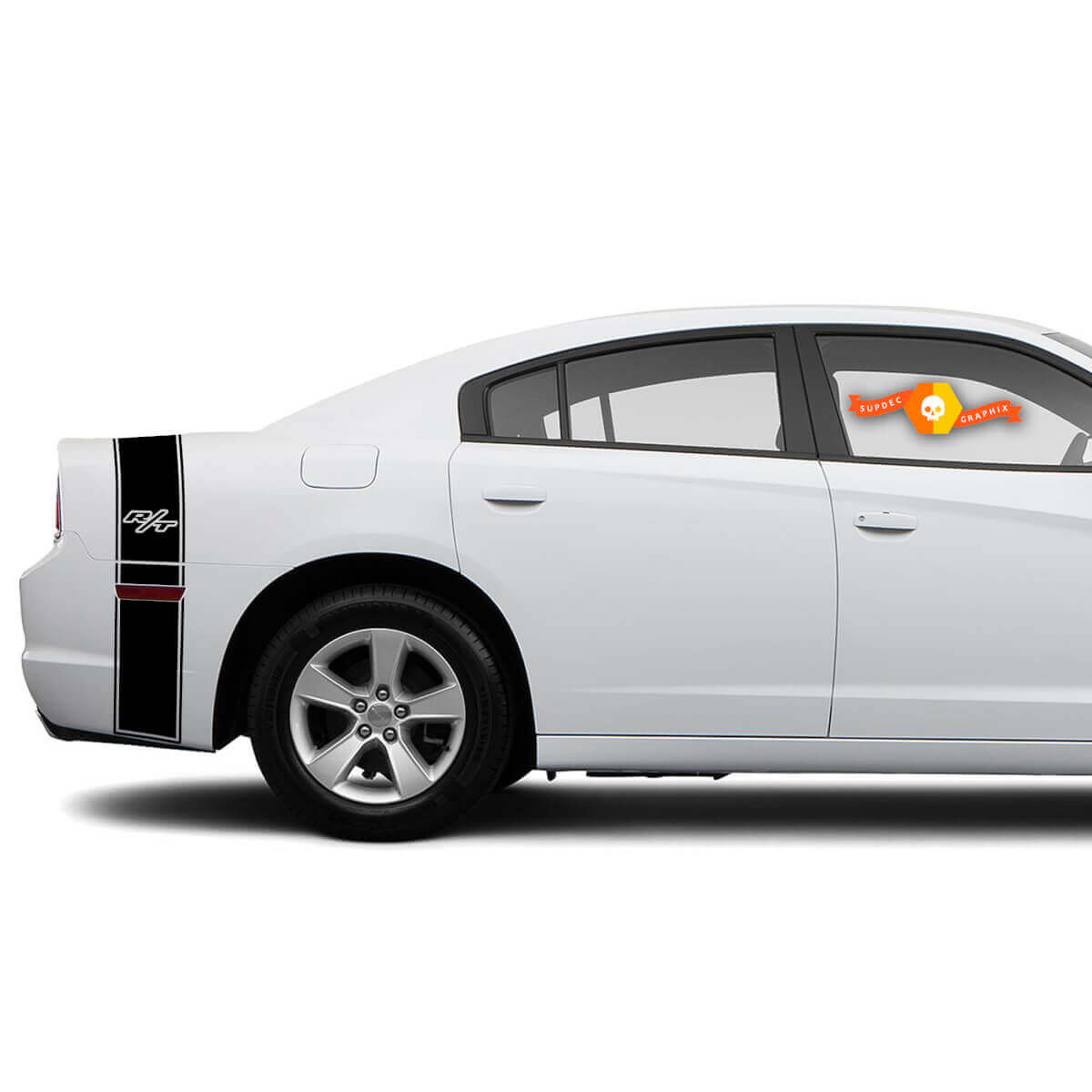 Kit Adesivo in Vinile per Fascia Baule R/T per Dodge Charger 2011-2014
