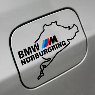 Adesivo adesivo per portello del serbatoio carburante BMW M NURBURGRING M3 M5 M6 328
