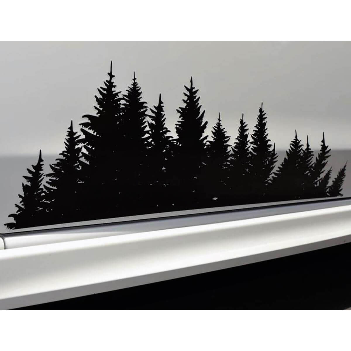 Set di Adesivi in Vinile Stile Foresta per Porta Laterale Subaru Crosstrek