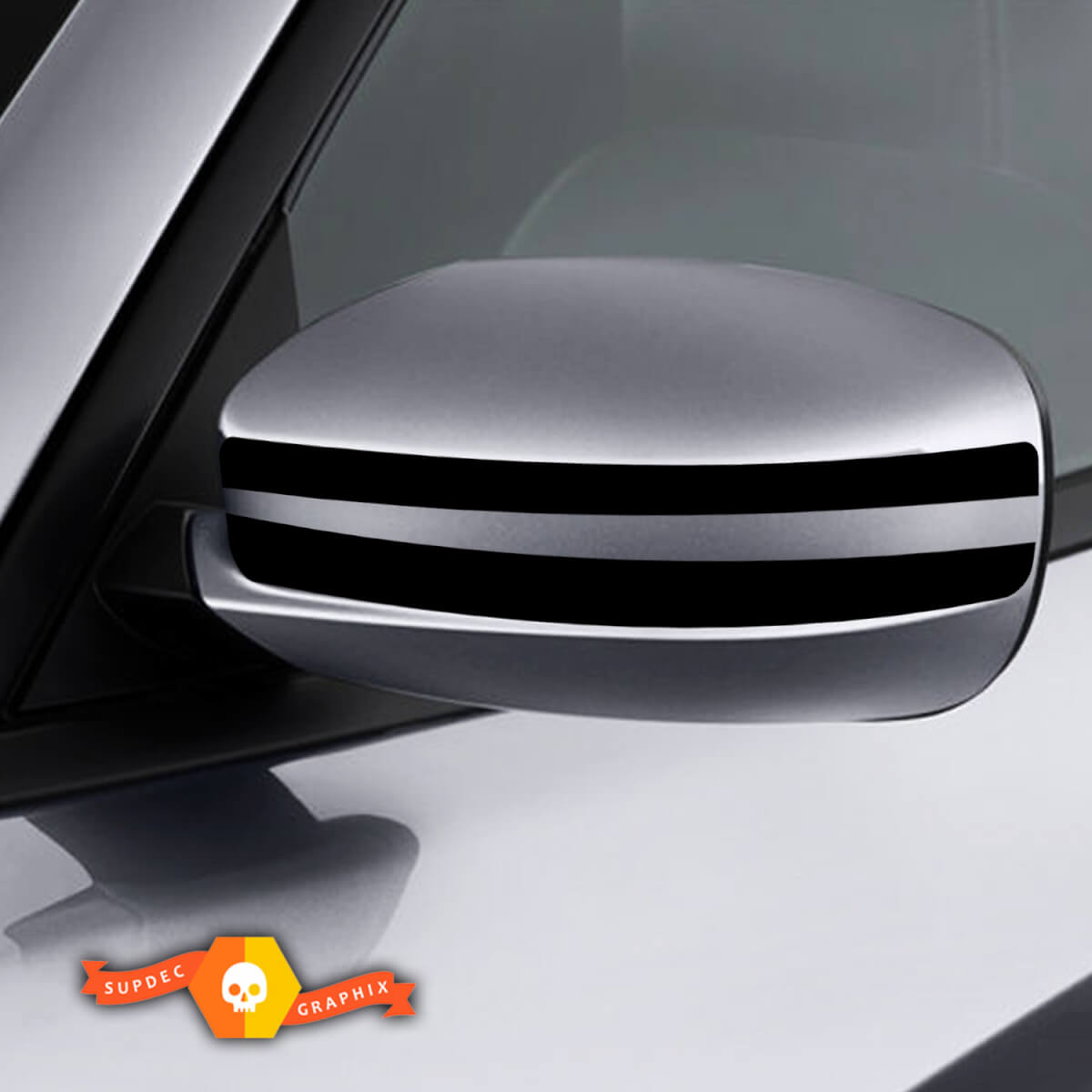 Dodge Charger Mirror Decal La grafica della striscia adesiva si adatta ai modelli 2011-2016
