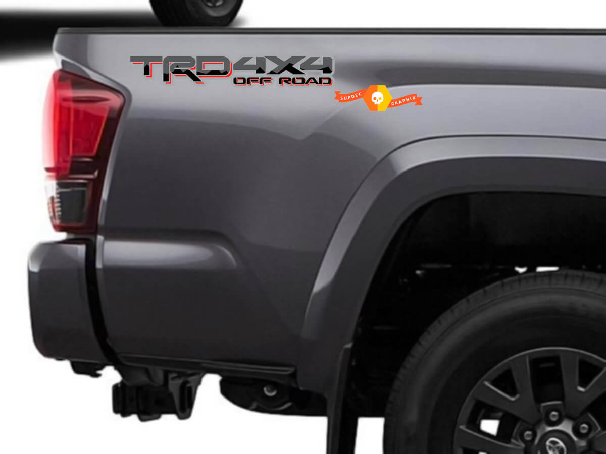 Adesivo in vinile TRD 4x4 Off Road per fiancata Toyota Tacoma