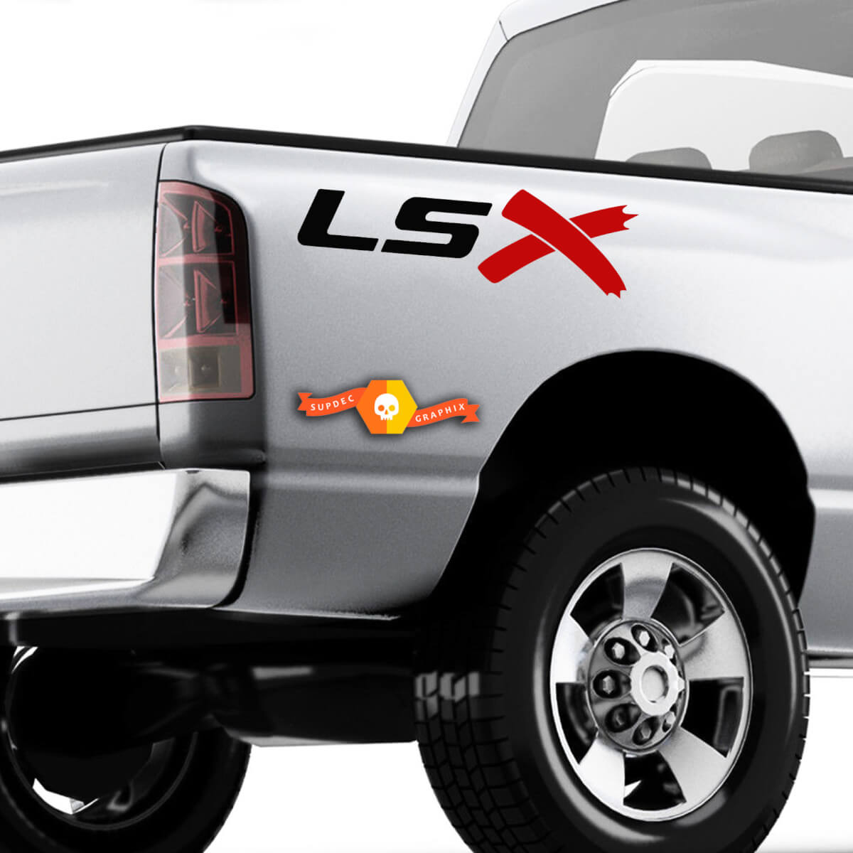 Decalcomanie per adesivi sul comodino del camion scambiato LSX Chevy Silverado C10 S10 Colorado
