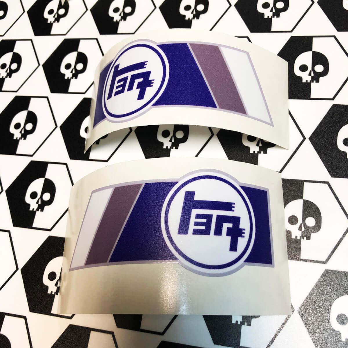 Coppia TRD TEQ Vintage Retro Old Style Vinyl Stickers Decal adatta per Toyota 4Runner Tacoma FJ Cruiser
