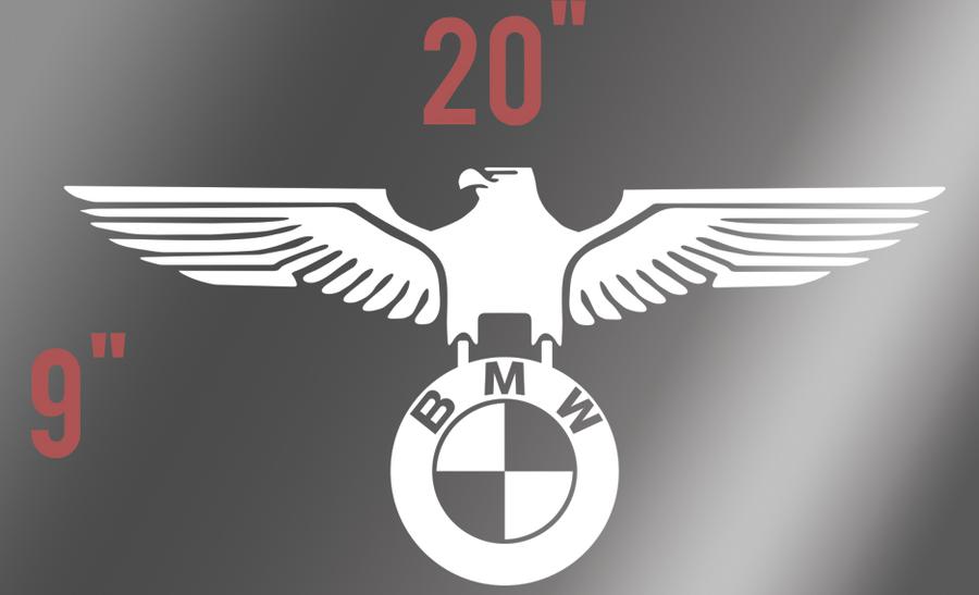 Decalcomanie per adesivi in ​​vinile per lunotto posteriore per auto tedesche BMW Eagle per M3 M5 M6 e36 tutte
