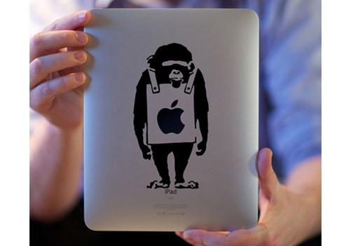 Adesivo per decalcomania iPad della scimmia