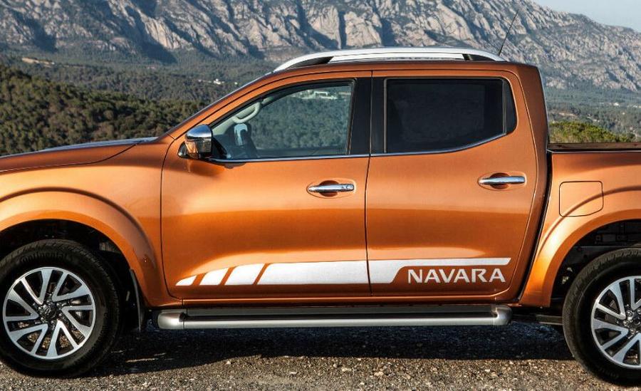 Nissan NP300 NAVARA 2016 grafica decalcomania adesivi striscia laterale