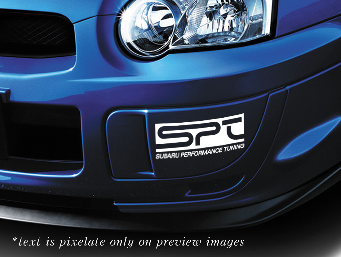 2x SPT Subaru Performance Tuning Motorsports Racing Vinyl Sticker Decal si adatta a Impreza BRZ WRX Legacy