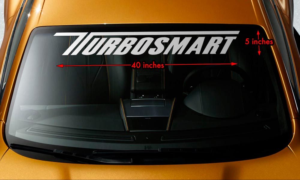 Turbosmart potenziato Turbo Charged Banner Banner Decal Adesivo di decalcomania 40 