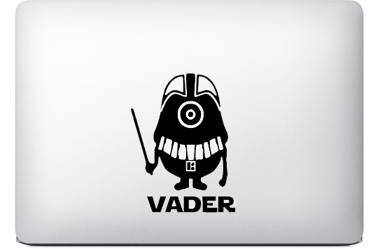 Darth Vader Minion Sticker MacBook