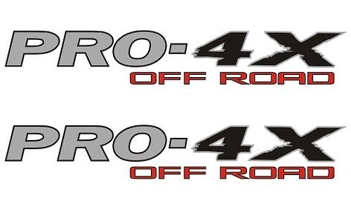 Coppia di adesivi laterali in vinile PRO-4X Off Road per Nissan Titan