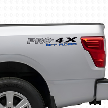 Coppia di adesivi laterali in vinile PRO-4X Off Road per Nissan Titan_2