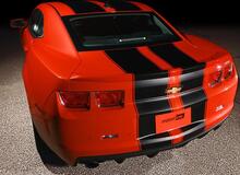 2010 - 2020 Chevy Camaro Tapered Double Rally Racing Stripes Adesivo Decalcomania 2012 2011 SS V6 1
 2