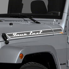 Kit Adesivi in Vinile con Strisce Laterali Personalizzate per Cofano per Jeep Wrangler_3