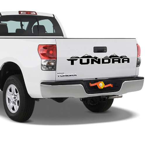 TOYOTA TUNDRA Portellone posteriore Portellone posteriore a strisce Adesivo in vinile con grafica decalcomania
