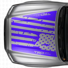 Adesivo in Vinile con Bandiera USA Stile TRD per Cofano Toyota Tacoma 2016-21_2