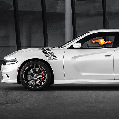 Strisce parafango a nido d'ape personalizzate Scatpack 2 per Dodge Charger