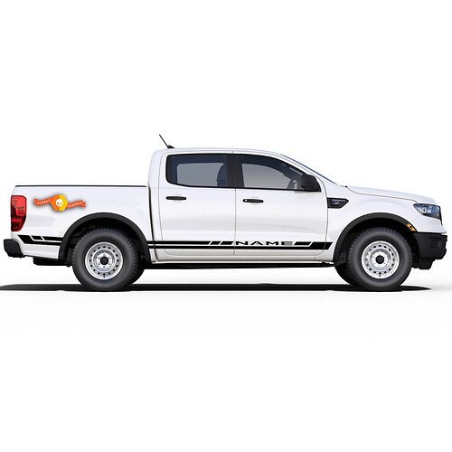 2019 2020 2021 Ford Ranger adesivi decalcomanie RAPID porta laterale strisce carrozzeria kit grafica in vinile
