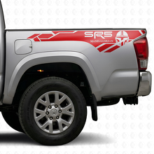 Adesivi Vinile Laterali Posteriori Stile Mandaloriano SR5 per Toyota Tacoma_5