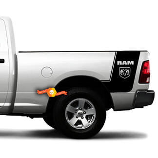 DODGE RAM 1500 2500 RAM RT Decalcomania personalizzata per camion a strisce in vinile con letto Laramie
