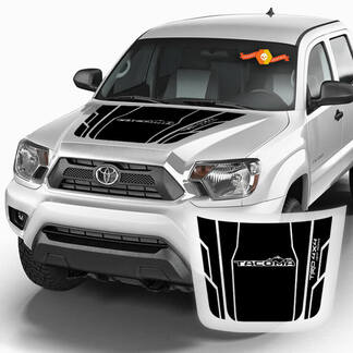 Toyota TACOMA - Adesivo in vinile con grafica per decalcomanie per cappuccio Mountains Hood TRD 4x4 Off Road
