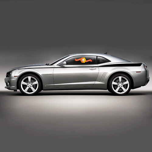 Grafica della decalcomania dell'adesivo in vinile premium con strisce laterali Legacy per Chevy Camaro 2010-2014

