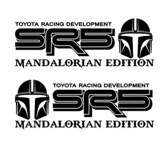 Coppia SR5 Mandalorian Edition Off Road Racing Adesivo in vinile per Toyota Tacoma Tundra
