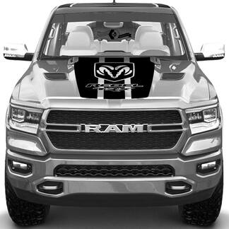 Dodge Ram Rebel TRX 2021+ Grafica decalcomania in vinile per camion con cappuccio
