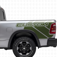 Dodge Ram Rebel Grunge Logo camion letto adesivo in vinile decalcomania grafica
_3