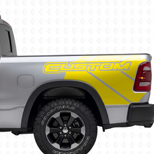 Dodge Ram Rebel Grunge Logo camion letto adesivo in vinile decalcomania grafica
_6