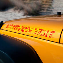 Kit di Adesivi Personalizzati con Contorno per Cofano per Jeep Wrangler_2