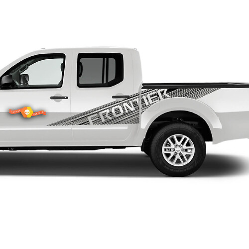 Kit di decalcomanie laterali in vinile con strisce stile lettering per Nissan Frontier