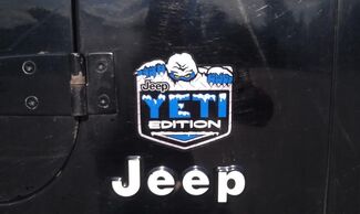 2 Jeep Wrangler Rubicon Yeti Edition CJ TJ JK XJ Adesivo in vinile