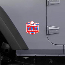 Adesivo in Vinile Laterale Edizione Yeti con Logo Personalizzato per Jeep Wrangler Rubicon_2
