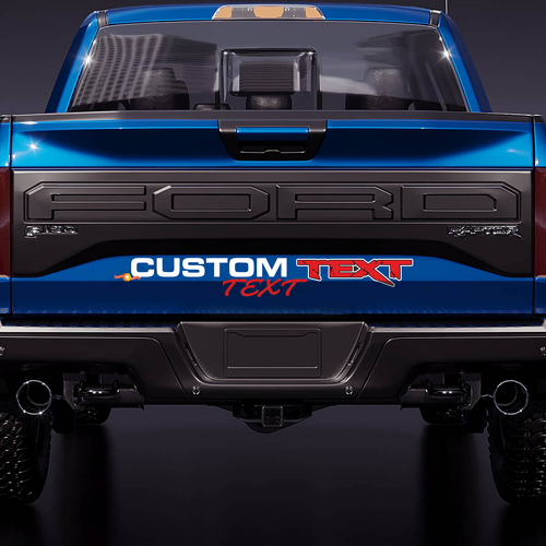 Adesivo in Vinile con Testo Personalizzato per Cofano Posteriore per Musclecar camion power truck