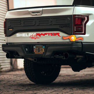 Ford F-150 Raptor Shelby Baja Edition logo adesivo decalcomania grafica letto laterale
