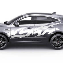 Adesivo con logo Jaguar E-Pace con decalcomania grafica per porte laterali color fiamma
 2