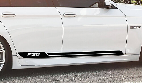 strisce in vinile per carrozzeria BMW adesivo decalcomania logo bmw serie F30 F36 F32
