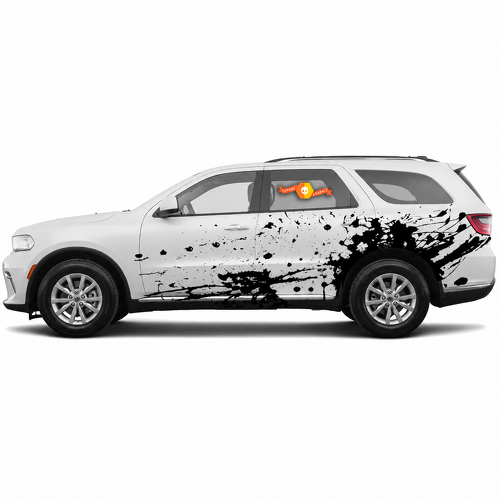 Wide Splatter Pair Fiancata Adesivo in vinile per Dodge Durango SRT, Hellcat