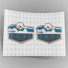 Set di adesivi in vinile Edizione Yeti per Jeep Wrangler_3