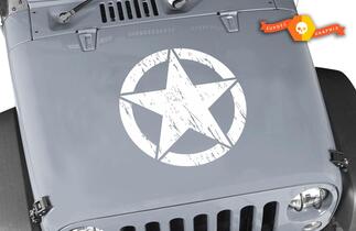 Jeep Wrangler Oscar Mike Oscarmike kit STAR militare 8 DECALS