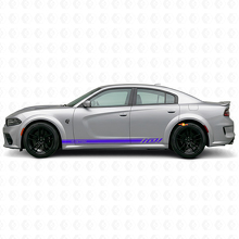 Adesivo in Vinile Strisce Laterali Personalizzate Racing per Dodge Charger Electric_2