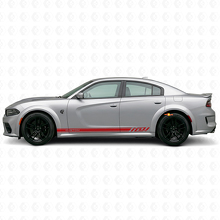 Adesivo in Vinile Strisce Laterali Personalizzate Racing per Dodge Charger Electric_3